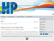 Tablet Screenshot of hp-werbeservice.de